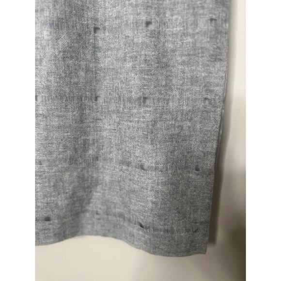 Lafayette 148 New York Maxi Skirt Size 6 Grey Wool Pencil Slit Laser Cut Career - Picture 2 of 12